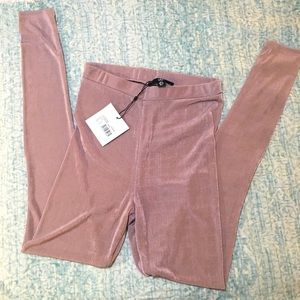 High-waisted Shinny Leggins by Missguided
